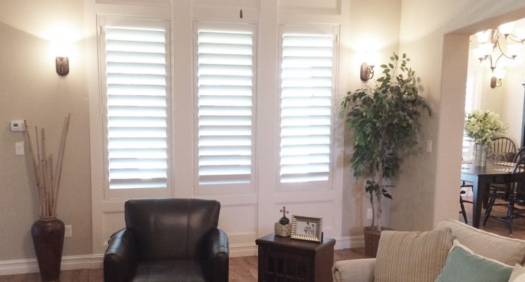 Boston parlor white shutters